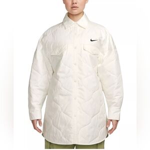 Nike Sportswear Essential Women's Quilted Trench Jacket White (Med and XL)